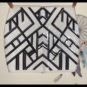 Express sequin skirts size M